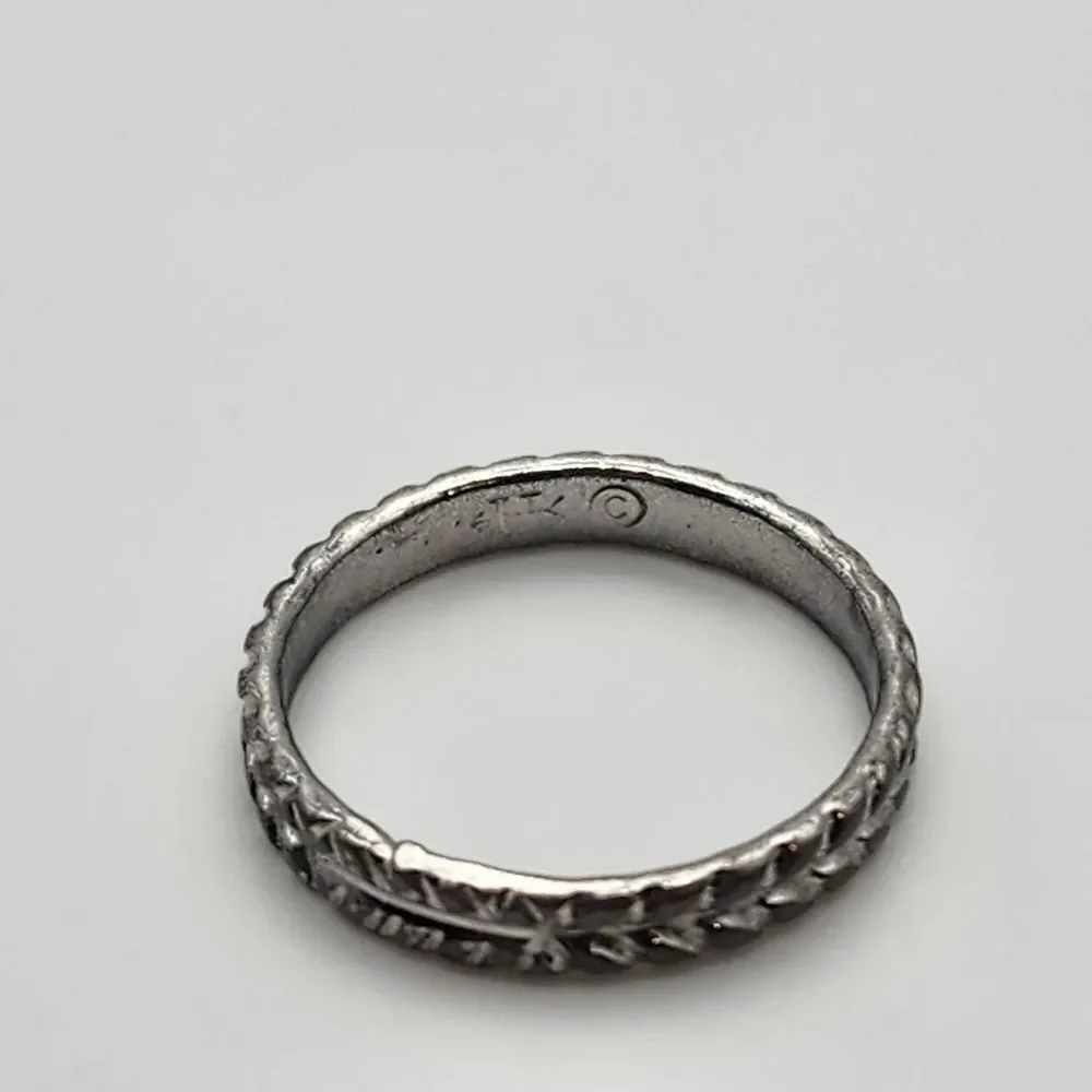 Vintage Uncas Silver Tone Ring (7)